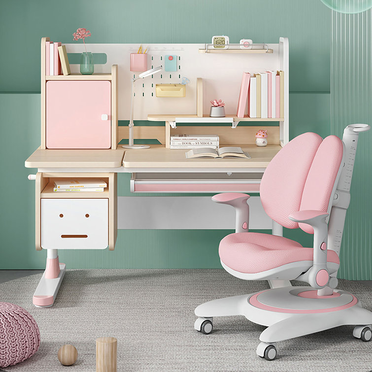 Kids writing desk and best sale chair set